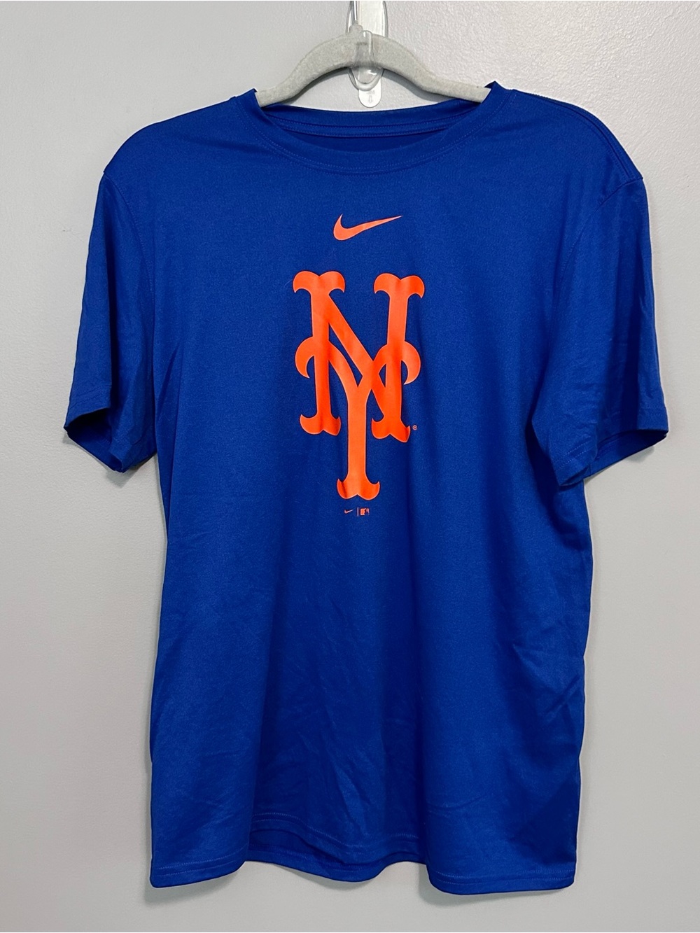 Nike New York Mets Dri-FIT Blue MLB Baseball T-Shirt Men’s Medium Athletic Tee